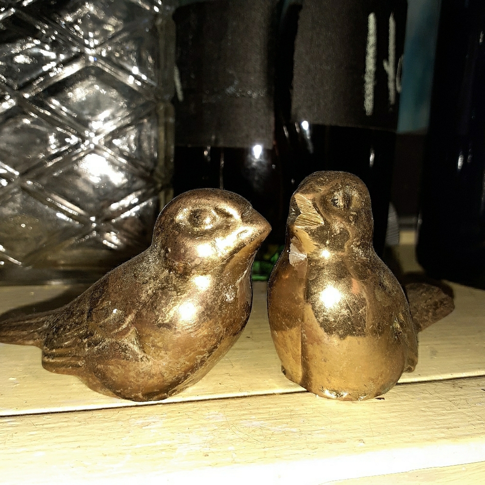 Brass love birds